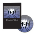 Team Circle Teamwork Greeting Card with Matching CD
